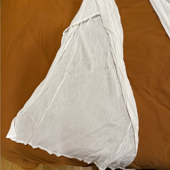 Kona Sol White Swim Coverup Pants - Picture 2 of 3